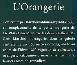 Orangerie notice